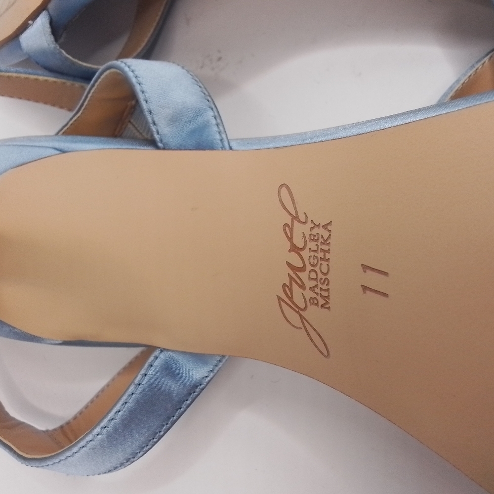 JEWEL BADGLEY MISCHKA Arlina Glitter Sandal SZ 11 - Picture 7 of 10